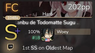 [Live] Woey | IOSYS - Kanbu de Todomatte Sugu Tokeru ~ Kyouki no Udongein [Hard] 100% {#18 FC}