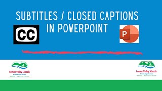 Setting up Live Captions /Subtitles in PowerPoint