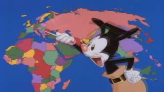 Yakko's World but everything that isn't a country is replaced with a fart noise
