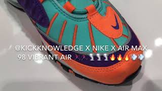 @KICKNKNOWLEDGE X NIKE AIR MAX 98 VIBRANT RUNNER NEW YORK VISIBLE AIR UNIT 🏃🏿‍♂️🏃🏿‍♂️🔥🔥🔥
