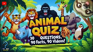 Fun Animal Quiz for Kids 🐾 Watch the Animal, Guess & Learn Amazing Facts 🌍