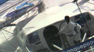 Arrivals of the Transat B to B shortened just before the storm !