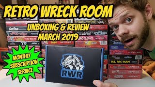 Retro Wreck Room Unboxing and Review March (2019) A Whole Bunch of Nintendo!!!
