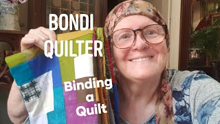 HOW TO BIND A QUILT BEFORE QUILTING ep.256 #quilt #quiltmaking 