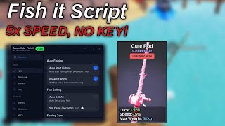 🎣 Roblox Fish It Script - Auto Fish, Auto Sell, 5X Speed, Instant Catch *PC & MOBILE*
