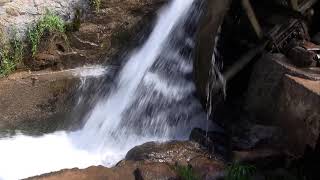 Water mill relaxing white noise for meditation, studying, sleeping - 1 hour