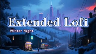 Gentle Rain & Snow ❄️🌧️ Extended Cozy Lofi for Deep Sleep, Focus & Winter Night Relaxation