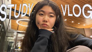 week study vlog // studying 4 midterms, lots of hw, classes, and good food :)