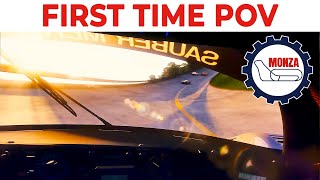 MIXED REALITY | GoPro POV DRIVER'S EYE | Automobilista 2 Historic Monza 10 km Group C Sauber C9