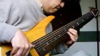8string fretless Bass solo / Stardust