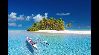 Best Tropical Beach views with Amazing island visuals to relax island Music😁😍