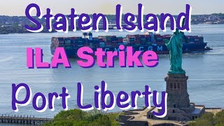 PORT WORKERS WONT TALK! Port Liberty - Staten Island NY