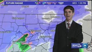 10 PM: Snow showers on Wednesday | Weather Impact
