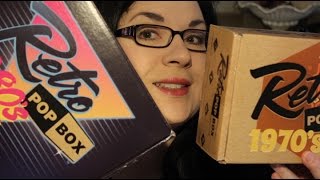 Retro Pop Box 1970s & 1980s Unboxings - October 2016