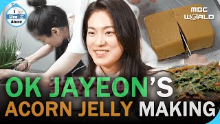[SUB] Anti-Aging Meal🌿Ok Ja-yeon's Homemade Acorn Jelly!😲#OKJAYEON #ILIVEALONE
