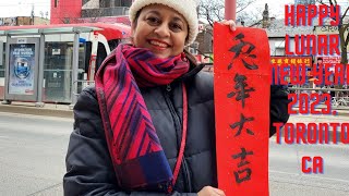 Happy Lunar New Year 2023 Chinatown Toronto Canada/ Leonora Luna's Vlog 2023🇨🇦♥️