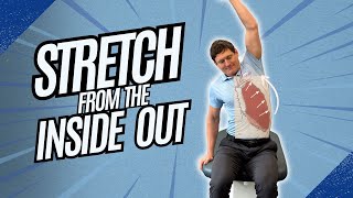Relax The Mid Back by Stretching Ribs Thoracic Spine & Rib Connection