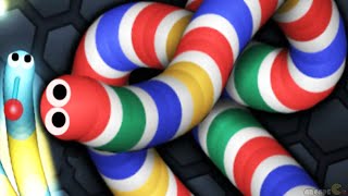 Slither.io Tiny Beast Trolling The Biggest Snake In Slitherio Live Stream!