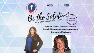 Deanne Katsaros on Be the Solution live with Host, Maria Quattrone