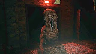 RESIDENT EVIL 8 VILLAGE - Giant Baby Fetus Chase Scene (HD 60FPS)