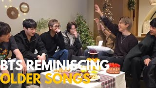 bts trying to remember the lyrics to their older songs, cue chaos