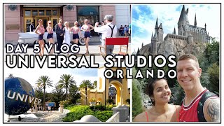 UNIVERSAL STUDIOS ORLANDO - DAY 5 | Harry Potter World & Mardi Gras | Vegan Voodoo Donuts