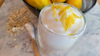 Lemon Cream Breakfast Smoothie With Oats! (Easy Vegan Breakfast Recipe That Will Give You Protein)