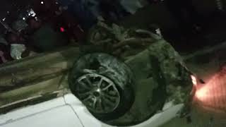 Dangerous car Accident on the road #viralvideo #bd