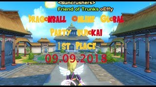 dbog party budokai 1st place 2018 09 09