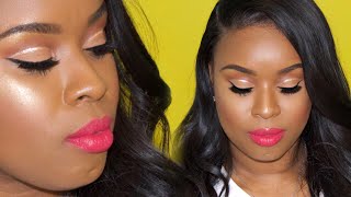 Cut Crease| Glitter | Bold Lips