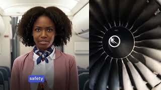 AI Cabin Crew Safety Briefing | Made with Synthesia (85/100)