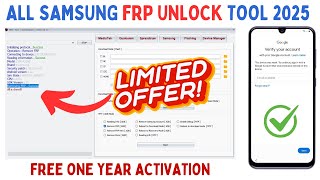 All Samsung FRP Bypass 2025 Android 14/13/12 | All Samsung FRP Unlock New Tool 2025