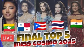 LIVE! Miss Cosmo  2025 Top 5 Winner Official