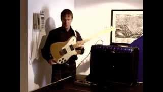 Kustom Coupe 36 Amp with Gold Sparkle Fender Tele