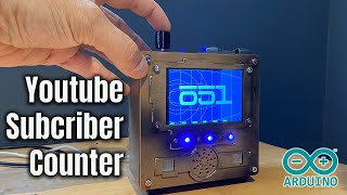 DIY  YouTube Live Subscriber Counter powered by ESP32