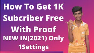 How To Get 1000Subscriber In 1Week WithProof Hindi Urdu New Trick (2020)|Abbas Tech.2