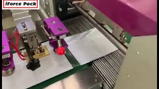 A 4紙1枚束流横型サーボモータ付き袋膜包装封口包装機