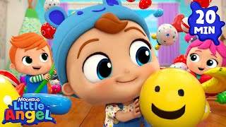 Balloon Song Balloon Artist Job Song for Kids | Little Angel Kids Songs