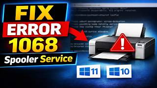Fix Spooler Service Error 1068 in Windows 11/10 | The Dependency Service or Group Failed to Start