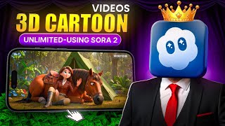 Pixar Style Cartoon Videos Kaise bnain (Full Course)🔥Create Pixar Style 3D Cartoon Videos Using Sora