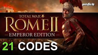 Total War: ROME II Cheats: Unlimited Money, 1 Turn Research & Max Public Order | PLITCH 🏛️⚔️