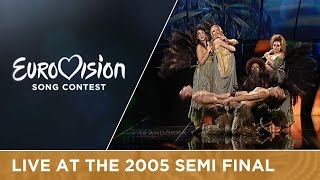 Marian van de Wal - La Mirada Interior (LIVE) | Andorra 🇦🇩 | Semi-Final | Eurovision 2005