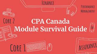 CPA Canada Module Survival Guide - Explaining How/What To Study!