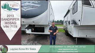 2013 Forest River Sandpiper 365SAQ Vin: 7178 - Layzee Acres RV Sales