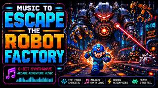 Robot Factory Meltdown 🚨 Retro Arcade Synthwave