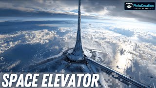 4-Min RIDE to ORBIT: AI's Stunning Space Elevator (Feat. Hailuo Minimax V2!)