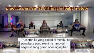 ANTONETTE DANCE (baby METEOR'S 1st birthday )practice dance