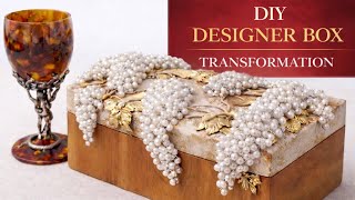 I Transformed a Simple Wooden Box into a Luxury Designer Box