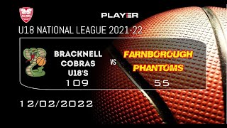 Bracknell Cobras U18 vs Farnborough Phantoms