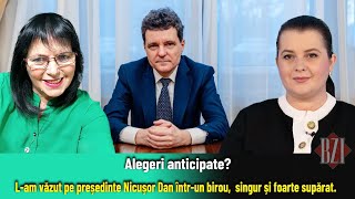 Alegeri anticipate? L-am văzut pe președinte Nicușor Dan într-un birou,  singur și foarte supărat.